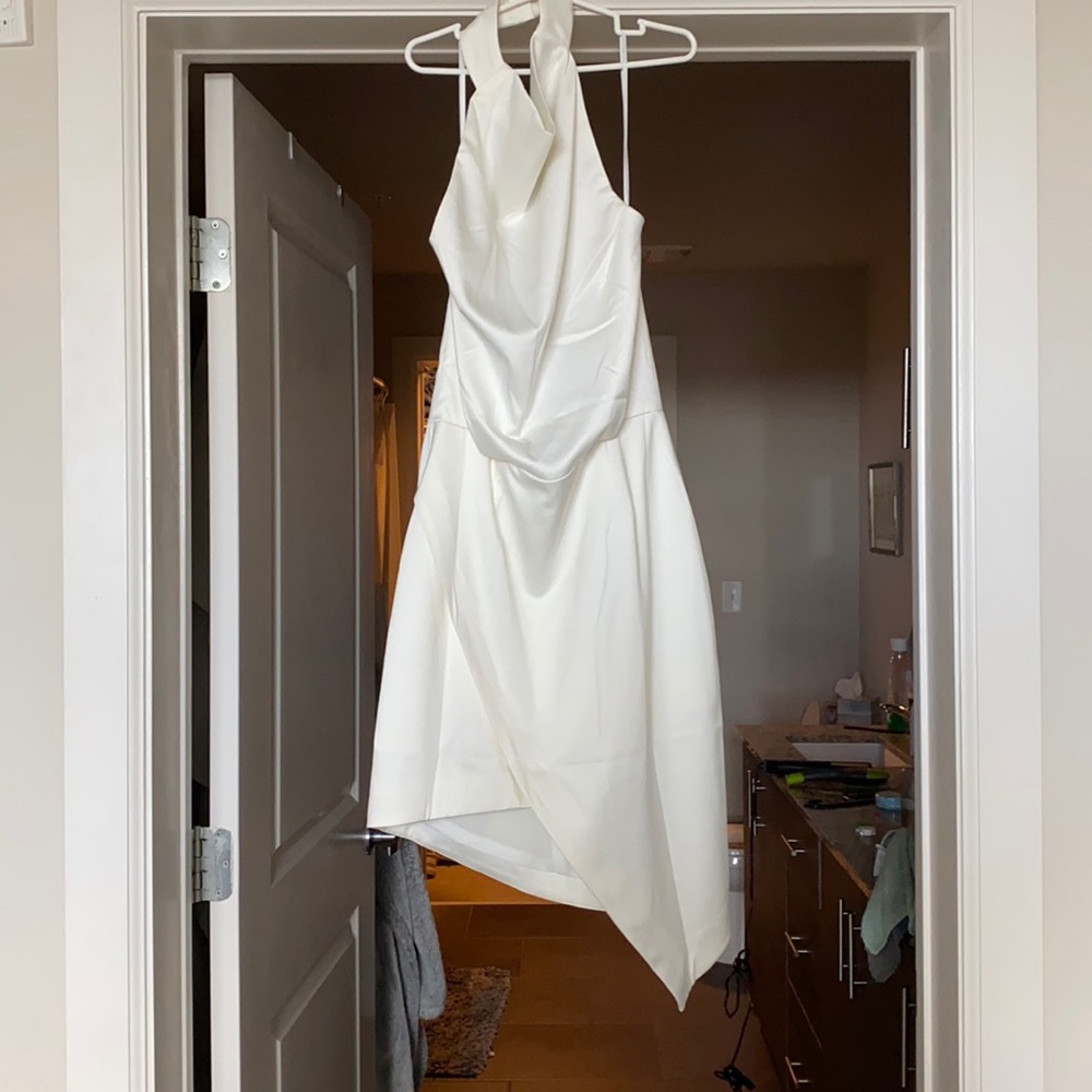 Elliatt camo dress in white